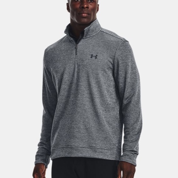Gray Under Armour Golf Quarter Zip, Size Large, Like New - Picture 1 of 2